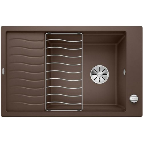 BLANCO ELON XL 6 S Zlewozmywak Silgranit PuraDur, InFino, kratka ociekowa, kawowy 524843