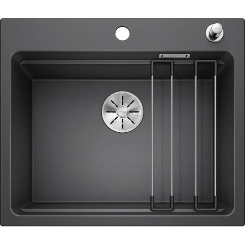 BLANCO ETAGON 6 Silgranit PuraDur Antracyt, korek auto., InFino, szyny 524529 BLANCO ETAGON 6 Silgranit PuraDur Antracyt, korek auto., InFino, szyny 524529
