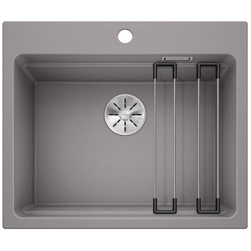 BLANCO Etagon 6 InFino Silgranit PuraDur Alumetalik, szyny 524541 BLANCO Etagon 6 InFino Silgranit PuraDur Alumetalik, szyny 524541