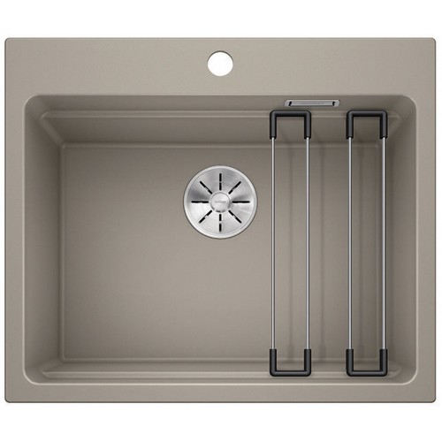 BLANCO Etagon 6 InFino Silgranit PuraDur Tartufo, InFino, szyny 524546