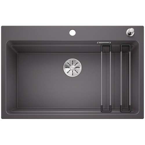 BLANCO Etagon 8 Silgranit PuraDur Szarość skały, korek auto., InFino, szyny 525178 BLANCO Etagon 8 Silgranit PuraDur Szarość skały, korek auto., InFino, szyny 525178