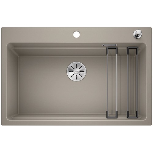 BLANCO Etagon 8 Silgranit PuraDur Tartufo, korek auto., InFino, szyny 525184