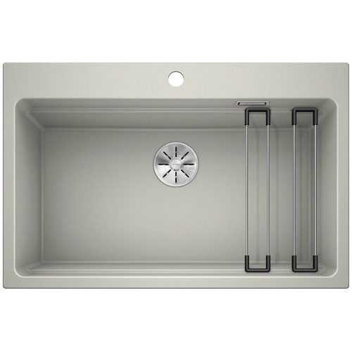 BLANCO Etagon 8 Infino Silgranit PuraDur Perłowoszary, InFino, szyny 525190