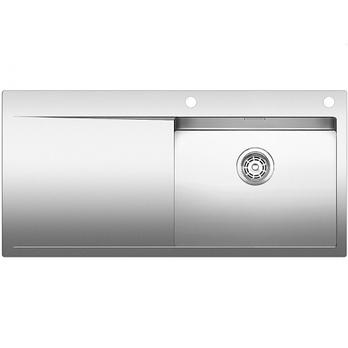 BLANCO Flow XL 6 S-IF Zlewozmywak ze stali szlachetnej polerowanej, prawy 517553