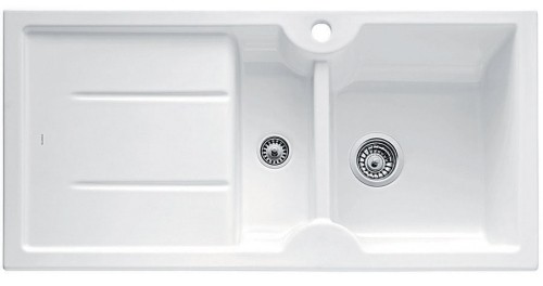 BLANCO IDESSA 6 S zlewozmywak ceramiczny biały połysk, komora w lewo 516000