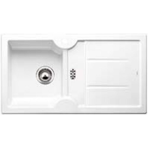 BLANCO Idessa 5 S PuraPlus® Zlewozmywak szarość biały połysk, komora w lewo 516170 BLANCO Idessa 5 S PuraPlus® Zlewozmywak szarość biały połysk, komora w lewo 516170