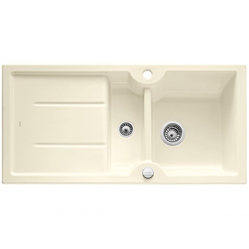 BLANCO IDESSA 6 S zlewozmywak ceramiczny magnolia z korkiem automatycznym 519605