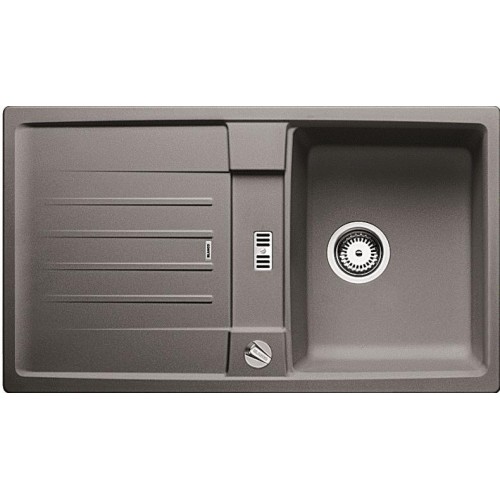 BLANCO Lexa 45 S Silgranit Zlewozmywak z korkiem aut. alumetalik 514653