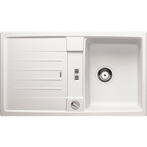 BLANCO Lexa 45 S Silgranit Zlewozmywak z korkiem aut. biały 514654