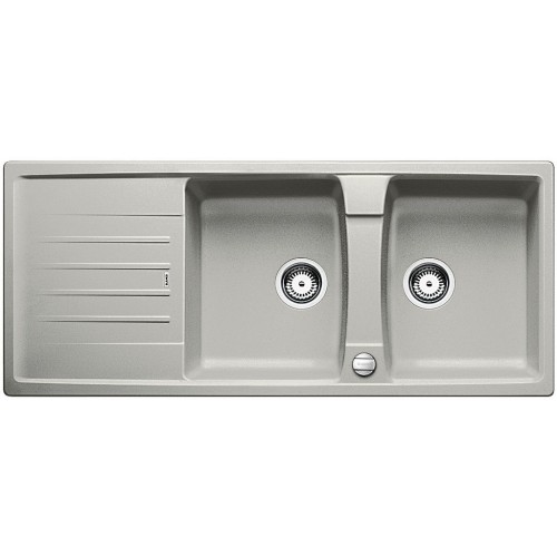 BLANCO Lexa 8 S drez Silgranit z korkiem automatycznym, perłowoszary 520562 BLANCO Lexa 8 S drez Silgranit z korkiem automatycznym, perłowoszary 520562