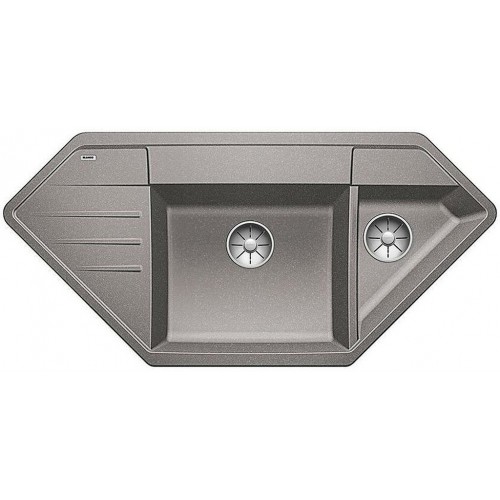 BLANCO Lexa 9 E Infino zlewozmywak, Alumetalik 525002
