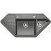 BLANCO LEXA 9 E Silgranit® zlewozmywak z korkiem aut. alumetalik 515097