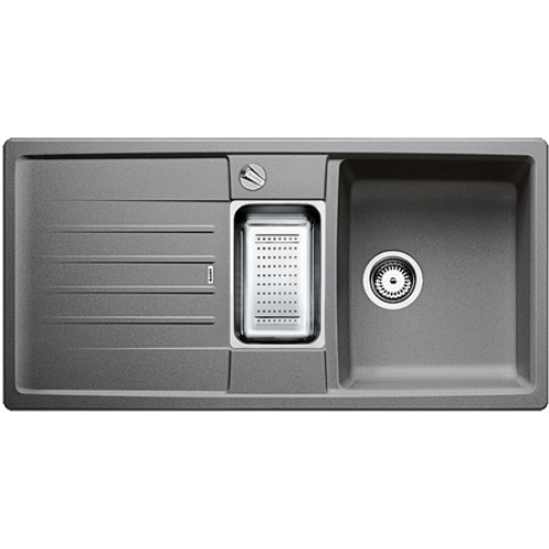 BLANCO Lexa 6 S Zlewozmywak Silgranit + korek aut. alumetalik 514669