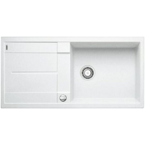 BLANCO Metra XL 6 S-F Silgranit z korkiem automatycznym, biały 516522