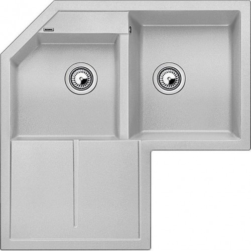 BLANCO METRA 9 E Silgranit® zlewozmywak perłowoszary 520588 BLANCO METRA 9 E Silgranit® zlewozmywak perłowoszary 520588