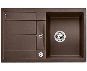 BLANCO Metra 45 S Silgranit® zlewozmywak kawowy z korkiem automatycznym 515038