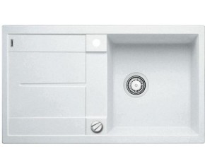 BLANCO Metra 5 S zlewozmywak Silgranit biały PURADUR II z korkiem automatycznym 513037