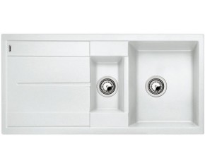 BLANCO METRA 6 S Silgranit zlewozmywak biały z korkiem automatycznym 513046