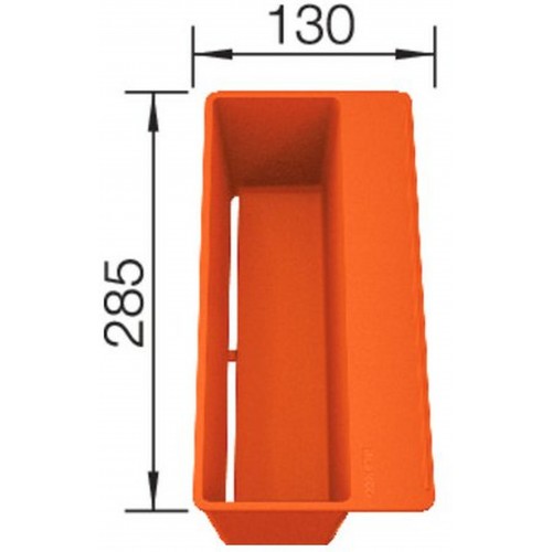 BLANCO SITY Box Wkład do komory z tworzywa, orange 236722