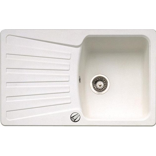 BLANCO Nova 45 S Silgranit® zlewozmywak biały z korkiem aut. 512604