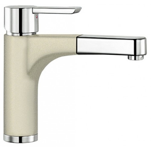 BLANCO Pylos-S Silgranit®Look Bateria kuchenna jaśmin/chrom 512972