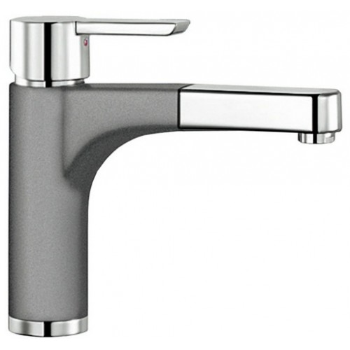 BLANCO Pylos-S Silgranit®Look Bateria kuchenna alumetalik/chrom 512968 BLANCO Pylos-S Silgranit®Look Bateria kuchenna alumetalik/chrom 512968