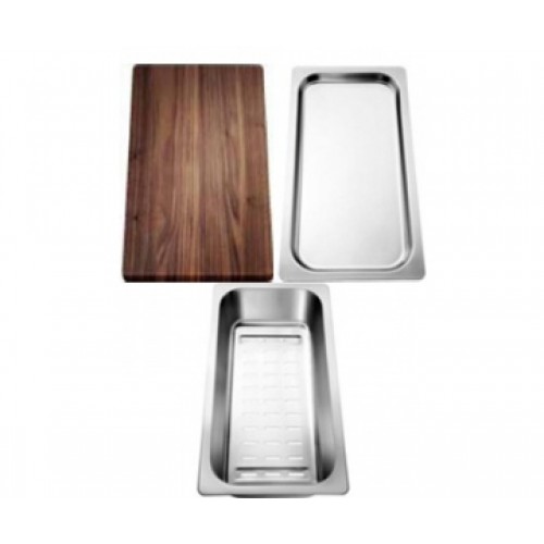 BLANCO Zestaw akcesoriów z deską drewnianą 568 x 290 mm do STATURA 221554