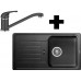 BLANCO SET FAVOS MINI + bateria kuchenna DARAS, antracyt