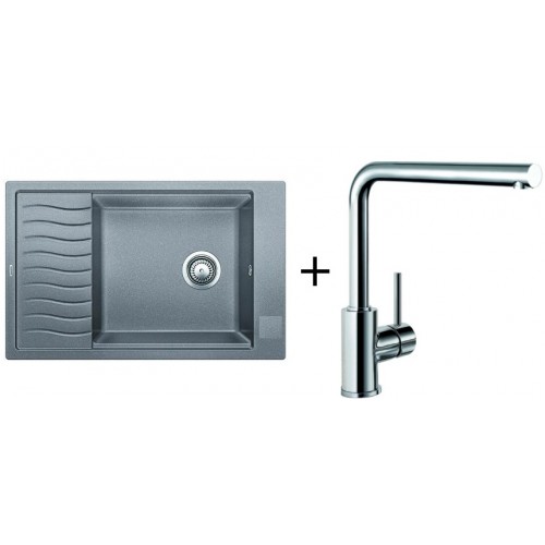 BLANCO SET ELON XL 6 S Silgranit® alumetalik + bateria kuchenna MILA chrom
BLANCO SET ELON XL 6 S Silgranit® alumetalik + bateria kuchenna MILA chrom
