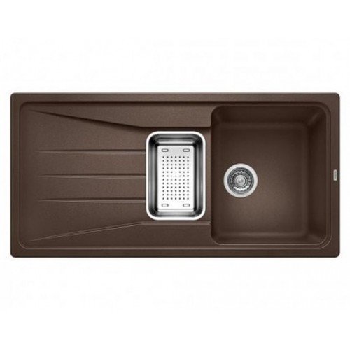 BLANCO Sona 6 S Zlewozmywak bez korka aut. z odsączarką, kawowy 519688