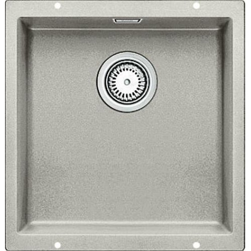 BLANCO SUBLINE 400-U Silgranit® zlewozmywak perłowoszary z korkiem aut. 520653