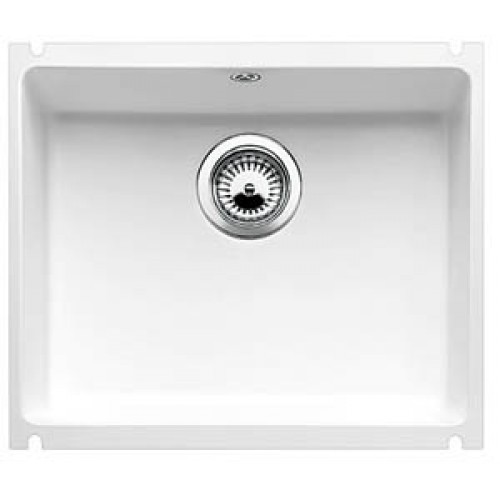 BLANCO SUBLINE 500-U zlewozmywak ceramiczny biały z korkiem automatycznym 514509