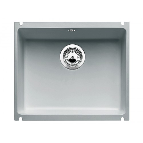 BLANCO SUBLINE 500-U zlewozmywak ceramiczny szarość aluminium z korkiem aut. 514512