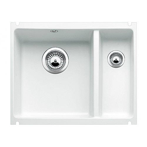 BLANCO SUBLINE 350/150 U zlewozmywak ceramiczny biały z korkiem automatycznym 514525