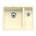 BLANCO SUBLINE 350/150 U zlewozmywak ceramiczny wanilia z korkiem automatycznym 514525