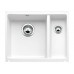 BLANCO SUBLINE 350/150 U zlewozmywak ceramiczny kryształowie biała z korkiem aut. 514529