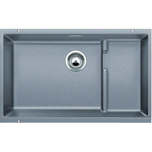 BLANCO SUBLINE 700-U LEVEL Silgranit® zlewozmywak alumetalik z korkiem aut.+koszyk 518382