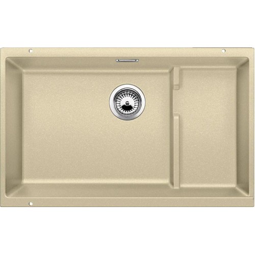 BLANCO SUBLINE 700-U LEVEL Silgranit® zlewozmywak szampan z korkiem aut. + koszyk 518386