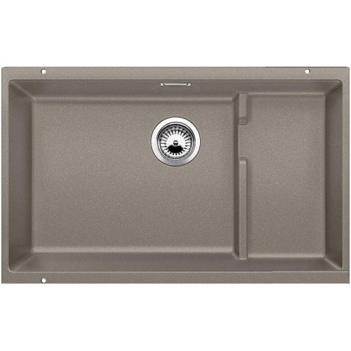 BLANCO SUBLINE 700-U LEVEL Silgranit® zlewozmywak tartufo z korkiem aut. + koszyk 518388