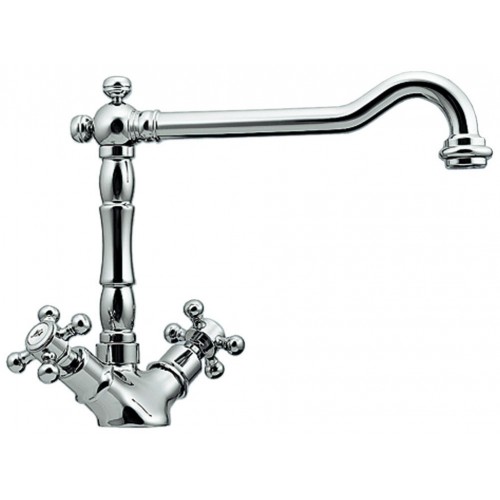 BLANCO TERA bateria kuchenna chrom 512597