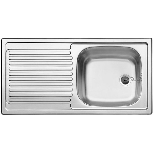 OUTLET BLANCO TOP ESS 8 x 4, zlewozmywak stalowy 500370