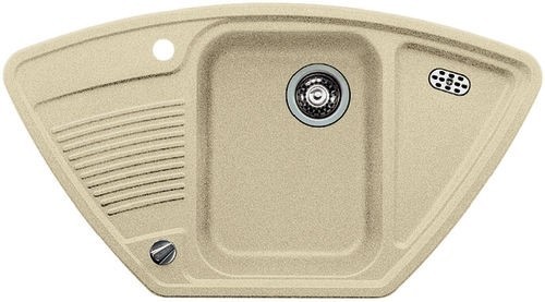 BLANCO VIVA 9 E Silgranit® zlewozmywak z korkiem aut. szampan 513908