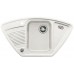 BLANCO VIVA 9 E Silgranit® zlewozmywak z korkiem aut. biały 510249