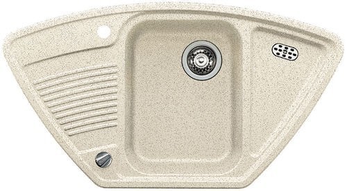 BLANCO VIVA 9 E Silgranit® zlewozmywak z korkiem aut. piasek 510251