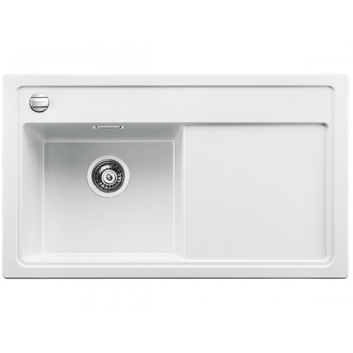 BLANCO ZENAR 45 S Silgranit® zlewozmywak biały lewy z korkiem automatycznym 518471