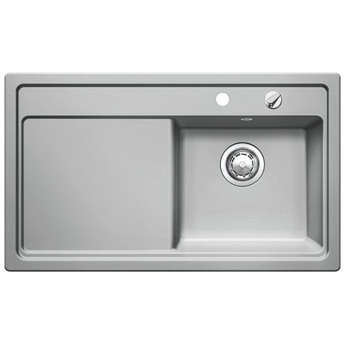 BLANCO ZENAR 45 S zlewozmywak ceramiczny szarość skały z korkiem aut., prawy 517198 BLANCO ZENAR 45 S zlewozmywak ceramiczny szarość skały z korkiem aut., prawy 517198