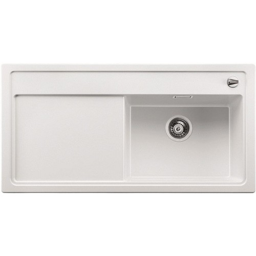 BLANCO ZENAR XL 6 S-F Silgranit® zlewozmywak biały prawy z korkiem automatycznym