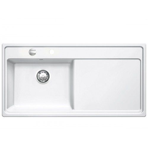 BLANCO ZENAR XL 6 S zlewozmywak ceramiczny biały połysk z korkiem aut., lewy 517521