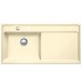 BLANCO ZENAR XL 6 S zlewozmywak ceramiczny wanilia z korkiem aut., lewy 517525