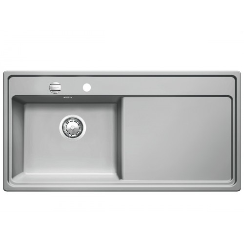 BLANCO ZENAR XL 6 S zlewozmywak ceramiczny szarość aluminium z korkiem aut., lewy 517531